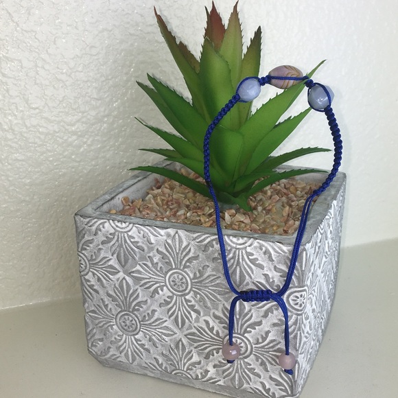 Handmade Chinese Knotting Bracelet W/ Glass Beads - Picture 5 of 8